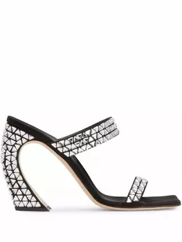 Giuseppe Zanotti босоножки Flaminia Glare, черный