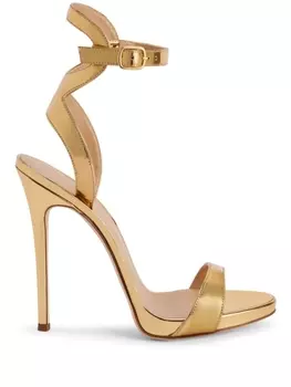 Giuseppe Zanotti босоножки Gwyneth 120 на платформе, золотистый