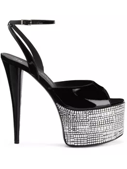 Giuseppe Zanotti босоножки Gz Aida 150, черный