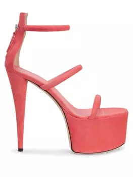 Giuseppe Zanotti босоножки GZ Aida 150 на платформе, розовый