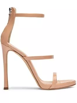 Giuseppe Zanotti босоножки Harmony 120, нейтральный цвет