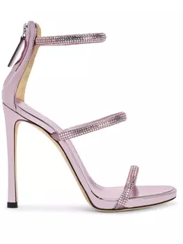 Giuseppe Zanotti босоножки Harmony 120, розовый