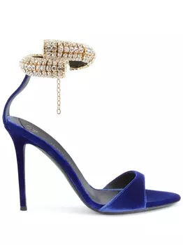 Giuseppe Zanotti босоножки Intriigo Bijoux, фиолетовый