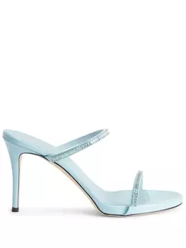 Giuseppe Zanotti босоножки Iride Crystal 90, синий