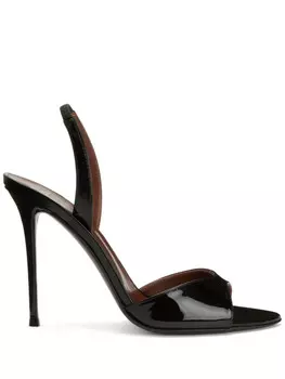 Giuseppe Zanotti босоножки Lilibeth 105 с ремешком на пятке, черный
