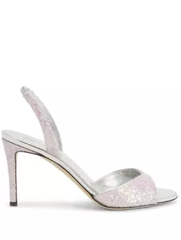 Giuseppe Zanotti босоножки Lilibeth 85 с блестками, розовый
