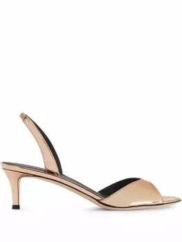 Giuseppe Zanotti босоножки Lilibeth с эффектом металлик, розовый