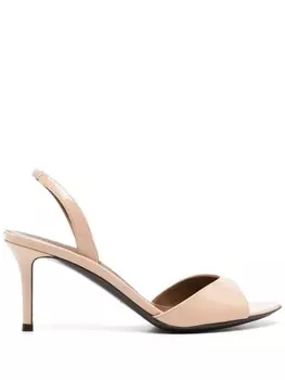 Giuseppe Zanotti босоножки с ремешком на пятке, нейтральный цвет