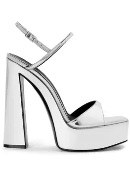 Giuseppe Zanotti босоножки Sylvy 145, серебристый