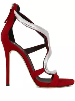 Giuseppe Zanotti босоножки Venere 120 на шпильке, красный