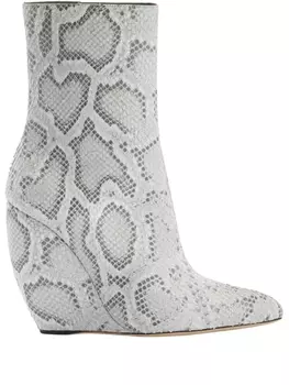 Giuseppe Zanotti ботильоны Ginnyfer на танкетке, серый