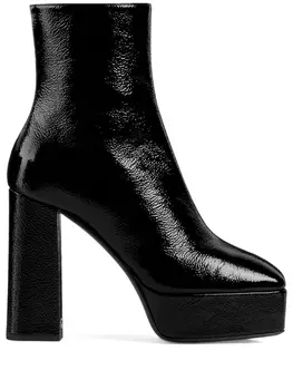 Giuseppe Zanotti ботильоны Morgana на платформе, черный
