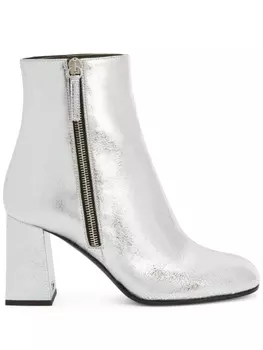 Giuseppe Zanotti ботильоны Sveva 80, серебристый