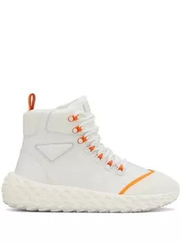 Giuseppe Zanotti ботинки на шнуровке, белый