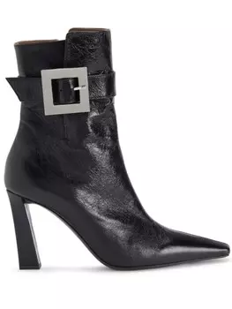 Giuseppe Zanotti ботинки Seattle с пряжками, черный