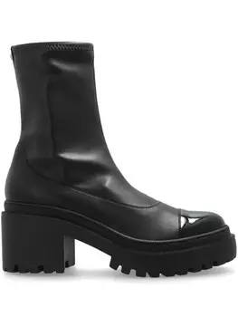 Giuseppe Zanotti ботинки Vicentha 75 мм из кожи, черный