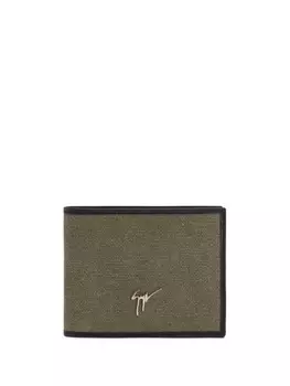 Giuseppe Zanotti бумажник Albert, зеленый