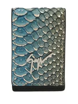 Giuseppe Zanotti картхолдер Albert с логотипом, синий