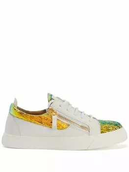 Giuseppe Zanotti кеды Frankie на шнуровке, белый