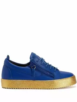 Giuseppe Zanotti кеды Frankie на шнуровке, синий
