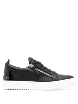 Giuseppe Zanotti кеды Frankie с молниями, черный