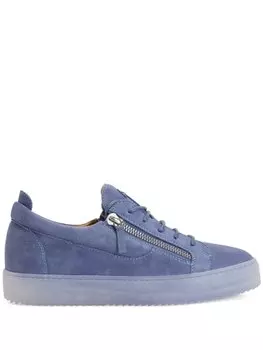 Giuseppe Zanotti кеды Frankie с молниями, синий