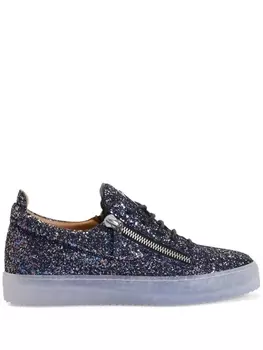 Giuseppe Zanotti кеды Gail с блестками, черный