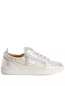 Giuseppe Zanotti кеды Gail, серебристый