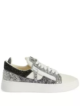 Giuseppe Zanotti кеды Gz94 с блестками, серебристый