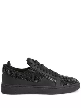 Giuseppe Zanotti кеды GZ 94 с кристаллами, черный