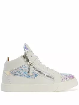 Giuseppe Zanotti кеды Kriss на шнуровке, белый