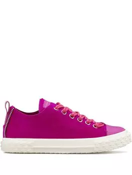 Giuseppe Zanotti кеды на шнуровке, розовый