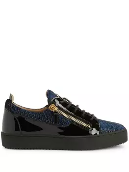 Giuseppe Zanotti кеды с принтом, синий