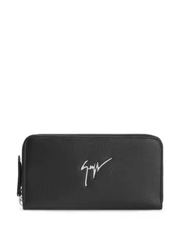 Giuseppe Zanotti кошелек Paula с логотипом, черный