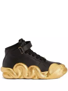 Кеды Giuseppe Zanotti Cobras, черный/коричневый