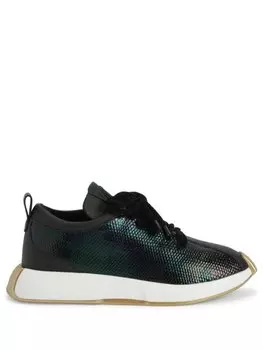 Giuseppe Zanotti кроссовки Ferox с нашивкой-логотипом, черный