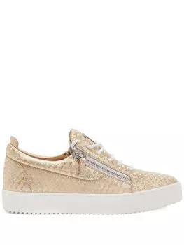 Giuseppe Zanotti кроссовки Gail Kaleido, золотистый
