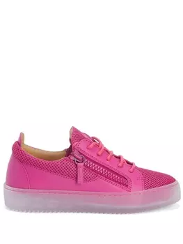 Giuseppe Zanotti кроссовки Gail на шнуровке, розовый