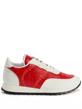 Giuseppe Zanotti кроссовки Jimi со вставками, красный