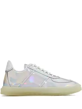Giuseppe Zanotti кроссовки с голографическим эффектом, белый