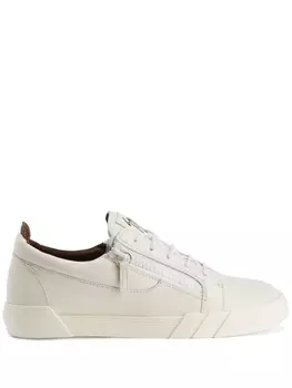 Кроссовки Giuseppe Zanotti With Inserts, белый/темно-красный