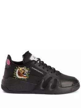 Giuseppe Zanotti кроссовки Talon на шнуровке, черный