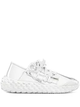 Giuseppe Zanotti кроссовки Urchin, серебристый