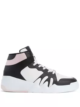 Giuseppe Zanotti кроссовки в стиле колор-блок, розовый