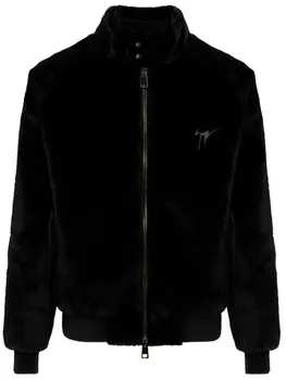 Giuseppe Zanotti куртка с логотипом, черный