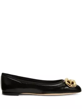 Giuseppe Zanotti лоферы Amur с логотипом, черный