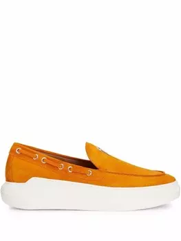 Giuseppe Zanotti лоферы Conley, оранжевый