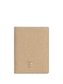 Giuseppe Zanotti Mason logo-plaque leather wallet, нейтральный цвет