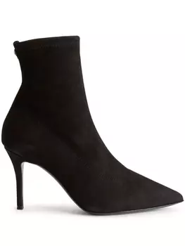 Giuseppe Zanotti Mirea 90mm leather boots, черный