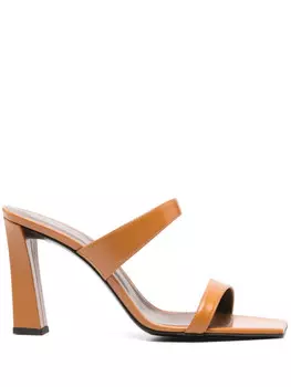 Giuseppe Zanotti мюли Flaminia 90, коричневый